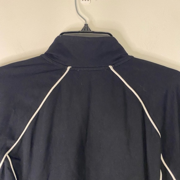 Lauren Ralph Lauren Black Stretch Full Zip Pockets Athletic Track Jacket XL - Picture 8 of 15